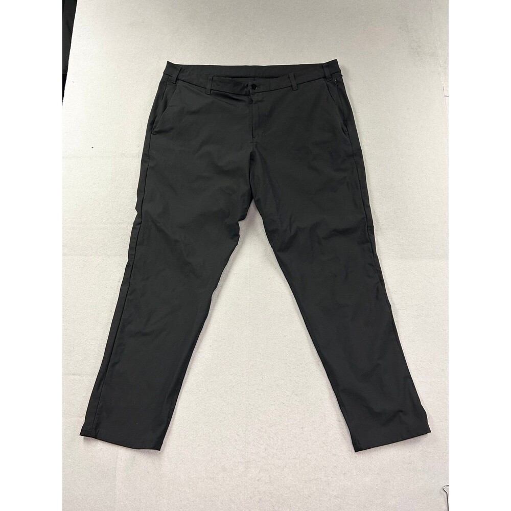 lululemon Mens Commission Slim-Fit Pants 42 Black